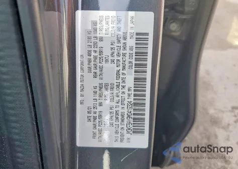 2021 Mazda Cx-5 Grand Touring Reserve z USA, uszkodzony, nr VIN JM3KFBAY9M0419324